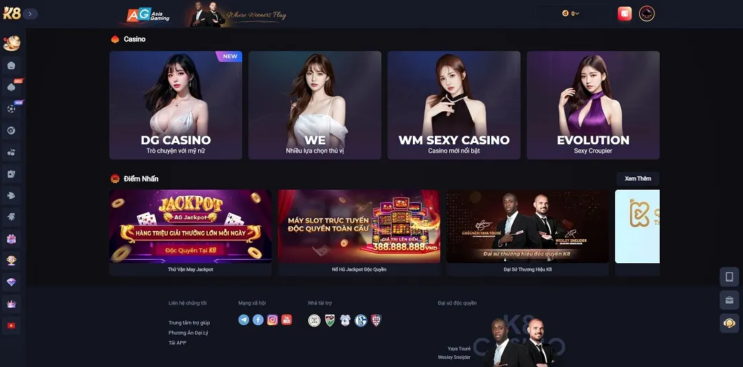 Hệ thống bảo mật K8 Casino tuyệt đổi